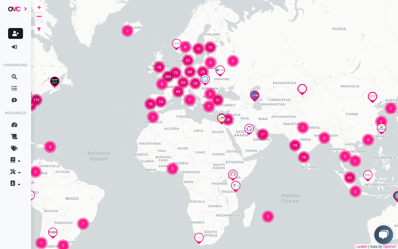 OpenVC Map